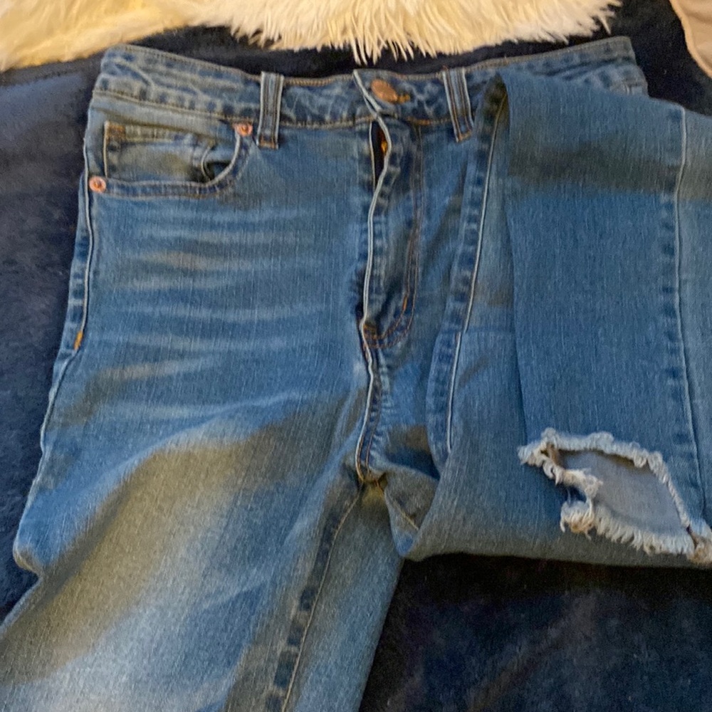 Blue jeans size m from toast jeans
